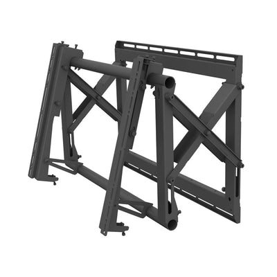 Premier Mounts Video Wall Mount LMV, scissor display mount fully extended in a front three-quarter view