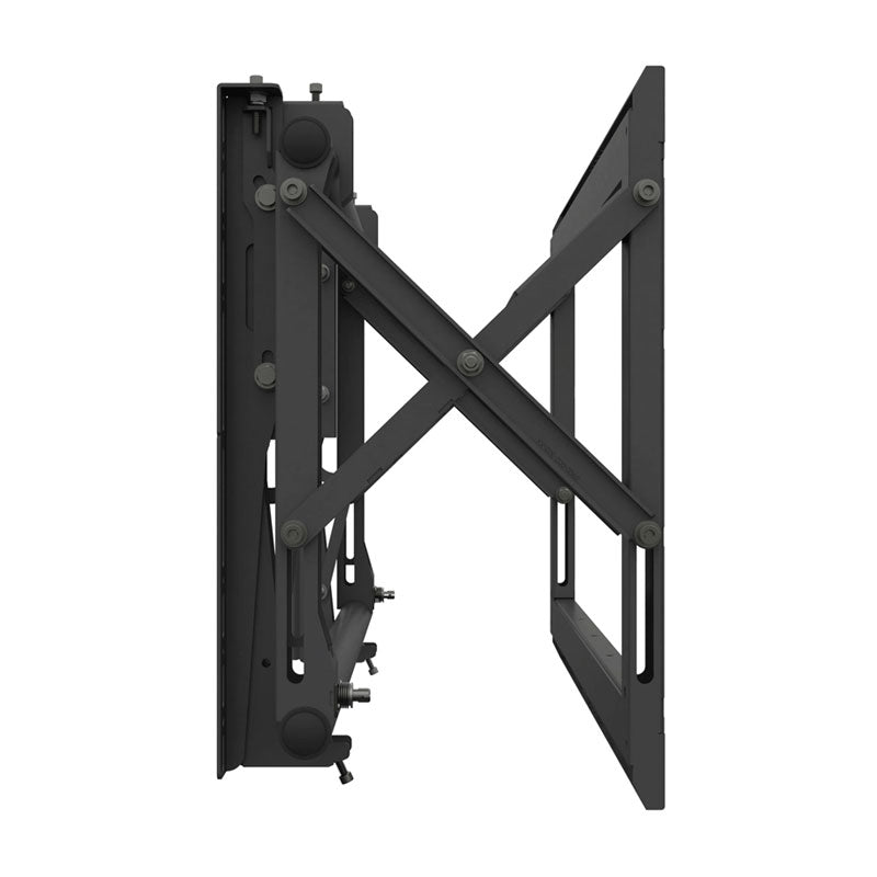 Premier Mounts Video Wall Mount LMV, scissor display mount partially extended in a side view
