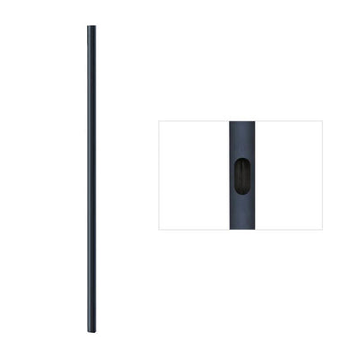 Premier Mounts 84 inch Single Black Replacement Pole P84B