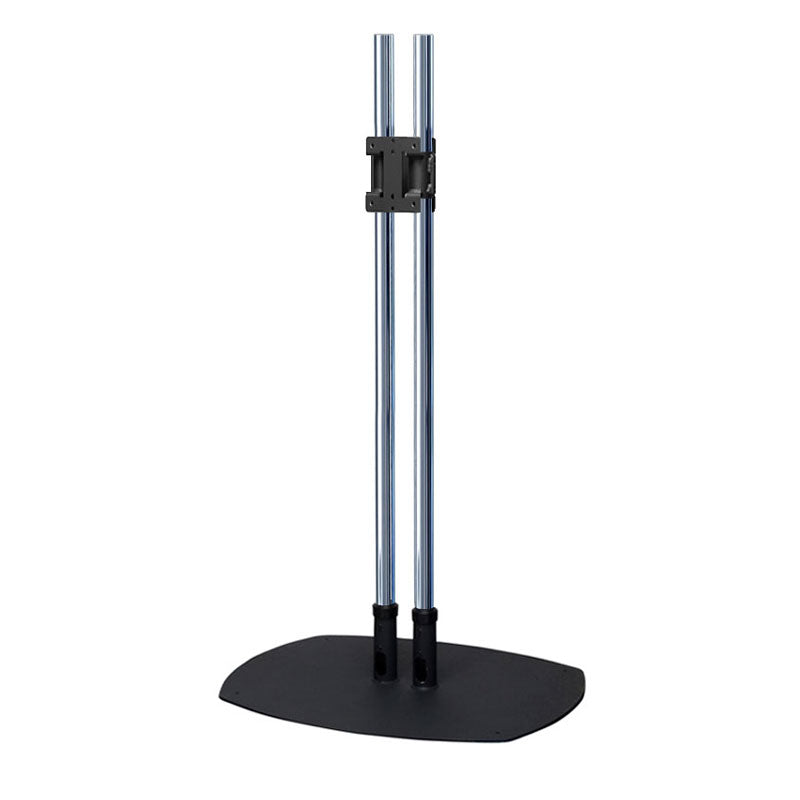 Premier Mounts 60 inch High Dual Display Chrome Floor Stand PSD-CS60