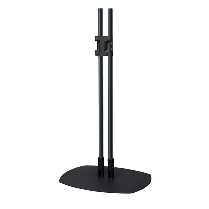 Premier Mounts 60 inch High Dual Display Black Floor Stand PSD-CS60B