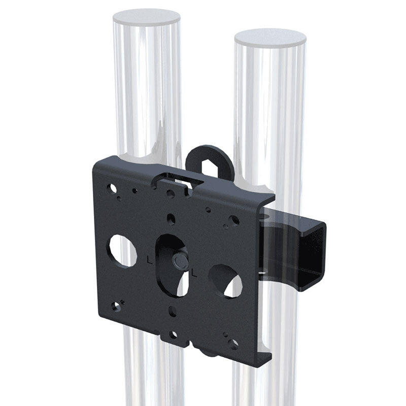 Premier Mounts TV Floor Stand PSD-TS60 PSD-TS72 PSD-TS84, dual-pole mounting plate detail