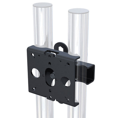 Premier Mounts TV Floor Stand PSD-TS60 PSD-TS72 PSD-TS84, dual-pole mounting plate detail