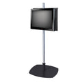 Premier Mounts Single Pole Floor Stand for Two 17-40 in. Monitors PSP-2VPM