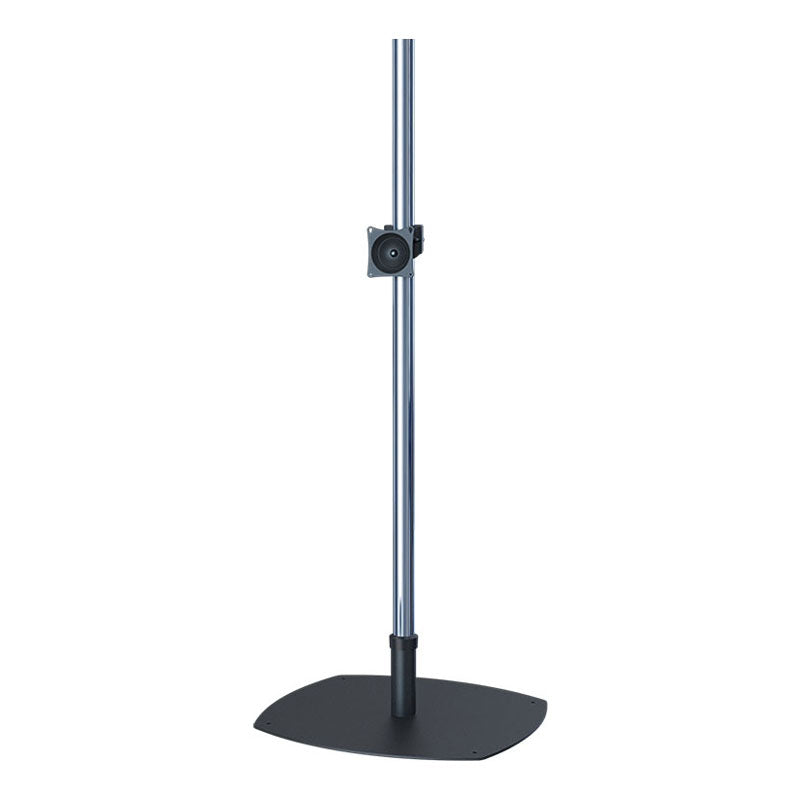 Premier Mounts PSP-72 Single 72 inch Chrome Pole Floor Stand for Small to Mid Size Screens