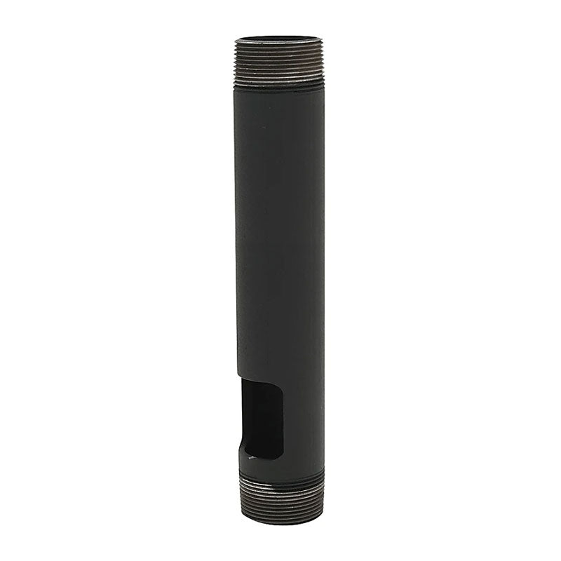 Premier Mounts 12 inch Black NPT Pipe with Cable Outlet PWH-12B