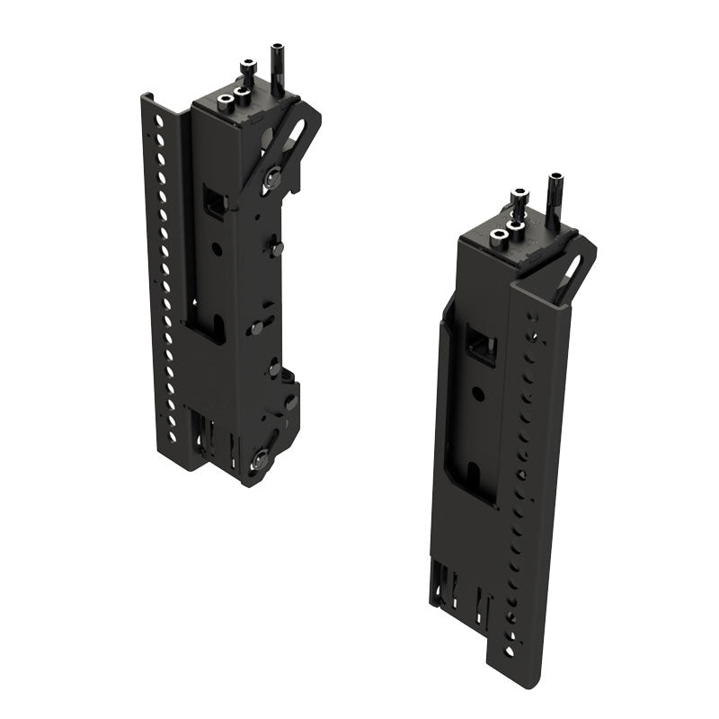 Premier Mounts Symmetry Fine Tune Display Brackets SYM-DB-FTS, display mounting bracket angled views