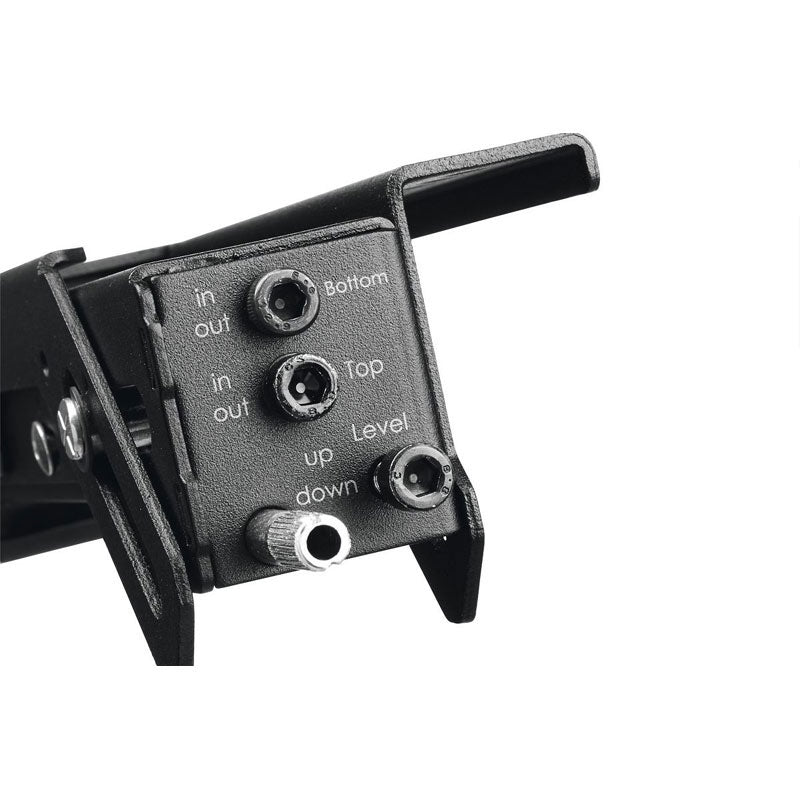 Premier Mounts Symmetry Fine Tune Display Brackets SYM-DB-FTS, video wall bracket fine-adjustment controls in close-up