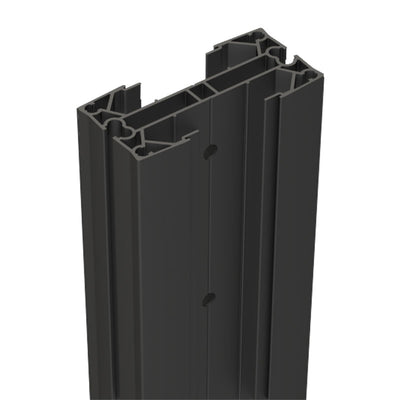 Premier Mounts Symmetry Upright Support Column SYM-UR-106B, black cable raceway extrusion cross-section