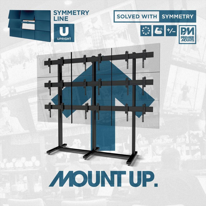 Premier Mounts Symmetry Interface Wall Bracket Set SYM-IB-LB, modular display wall mounting system diagram