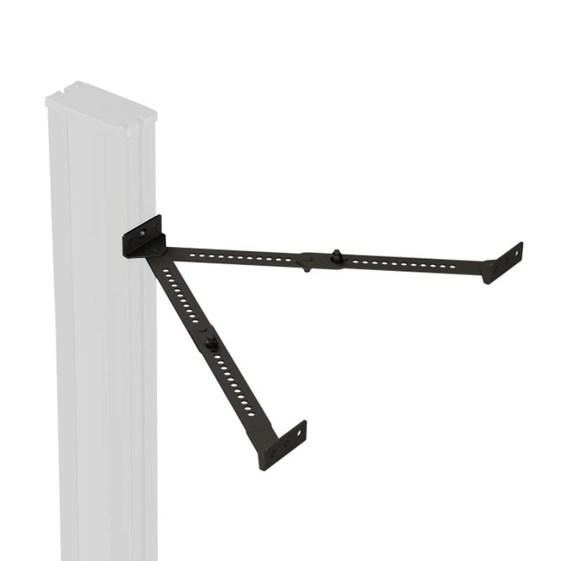 Premier Mounts Symmetry Upright Wall Anchor (Black) SYM-UR-WA