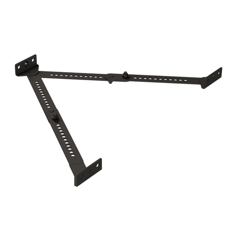 Premier Mounts Symmetry Upright Wall Anchor SYM-UR-WA, folding support arms front angled view