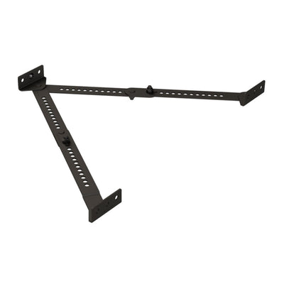 Premier Mounts Symmetry Upright Wall Anchor SYM-UR-WA, folding support arms front angled view