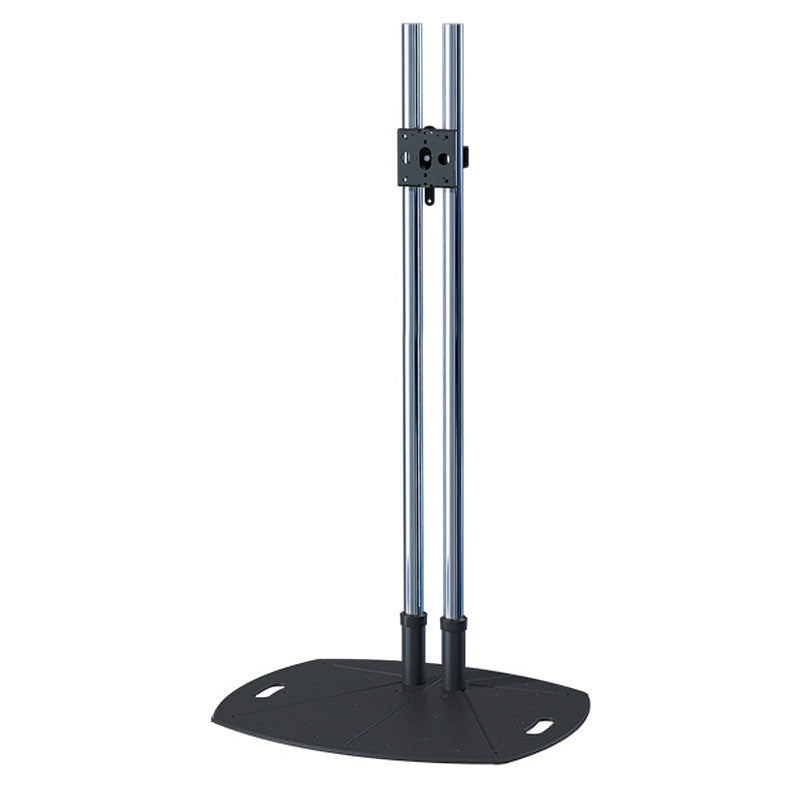 Premier Mounts LTWT TV Stand TL60-PFDM2, dual-pole floor display stand front view
