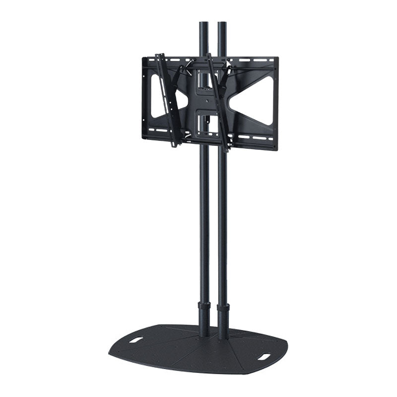 Premier Mounts 72 inch Black Lightweight Floor Stand with Tilt Mount for Large Screens TL72B-MS2