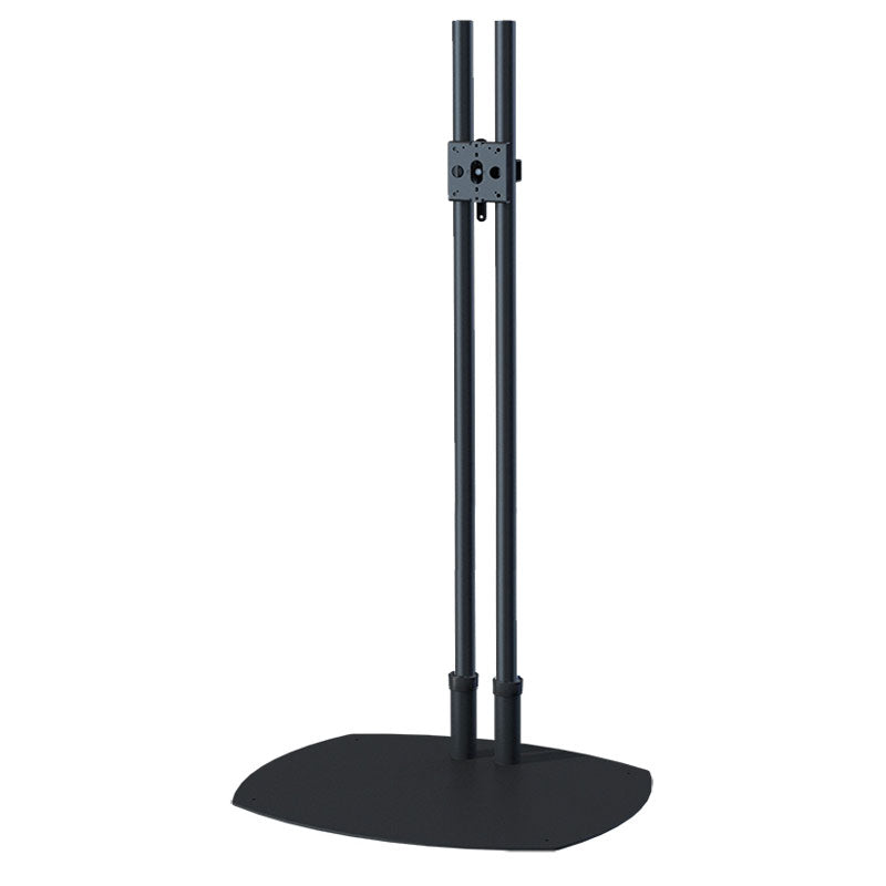 Premier Mounts TV Stand TS60B-PFDM2, dual-pole floor stand front view