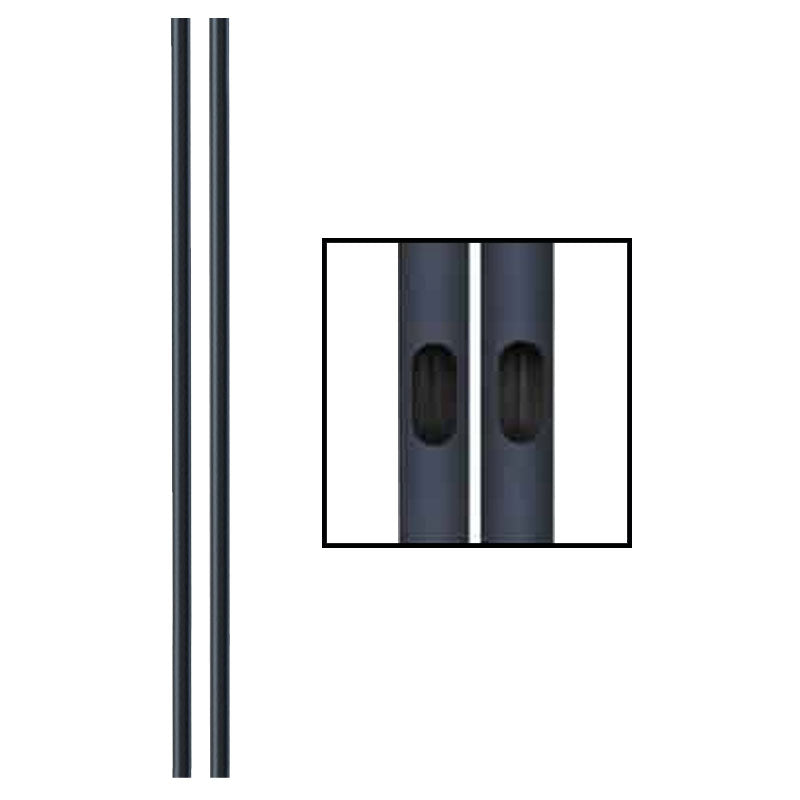 Premier Mounts TV Stand TS60B-PFDM2, dual support poles with cable-management slots detail