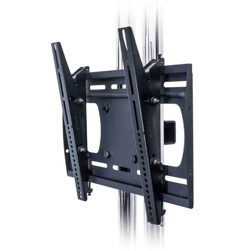 Premier Mounts TV Stand TS60B-PTDM2, tilting wall mount side view