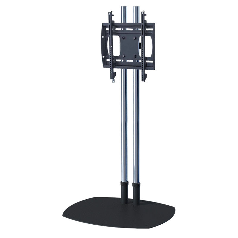 Premier Mounts TV Stand (72 Inch, Flat, Portrait, Landscape, Chrome) TS72-P