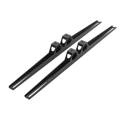 Premier Mounts Universal Flat Mount UFA, pair of black accessory rails