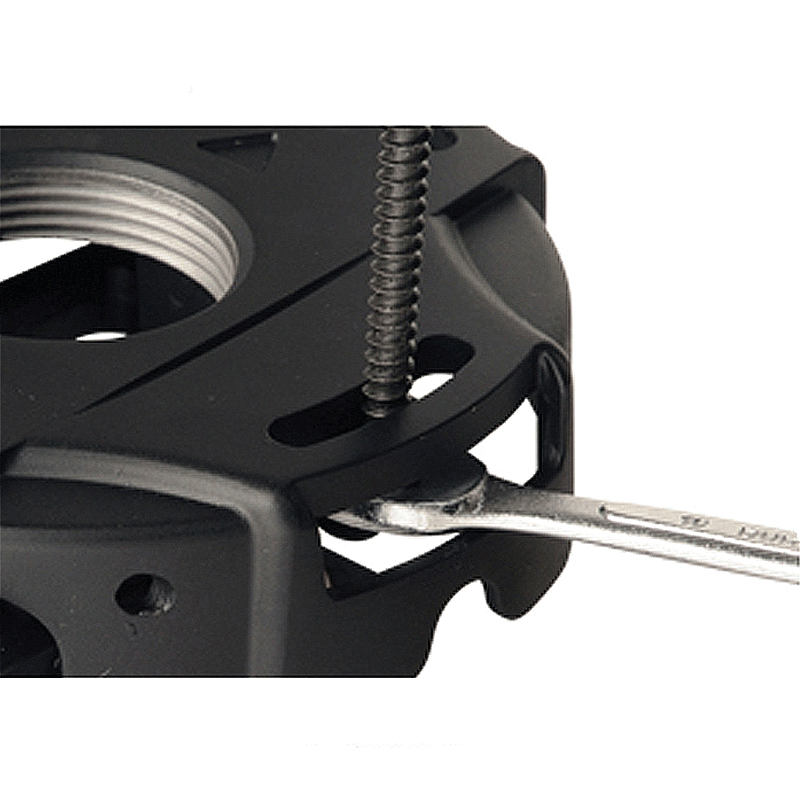 Peerless-AV Precision Gear Universal Projector Mount PRG-UNV, projector mount adjustment screw detail