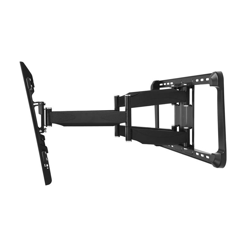 ProMounts Extra Large Full Motion TV Wall Mount UA-PRO640, dual-arm TV wall mount extended side view