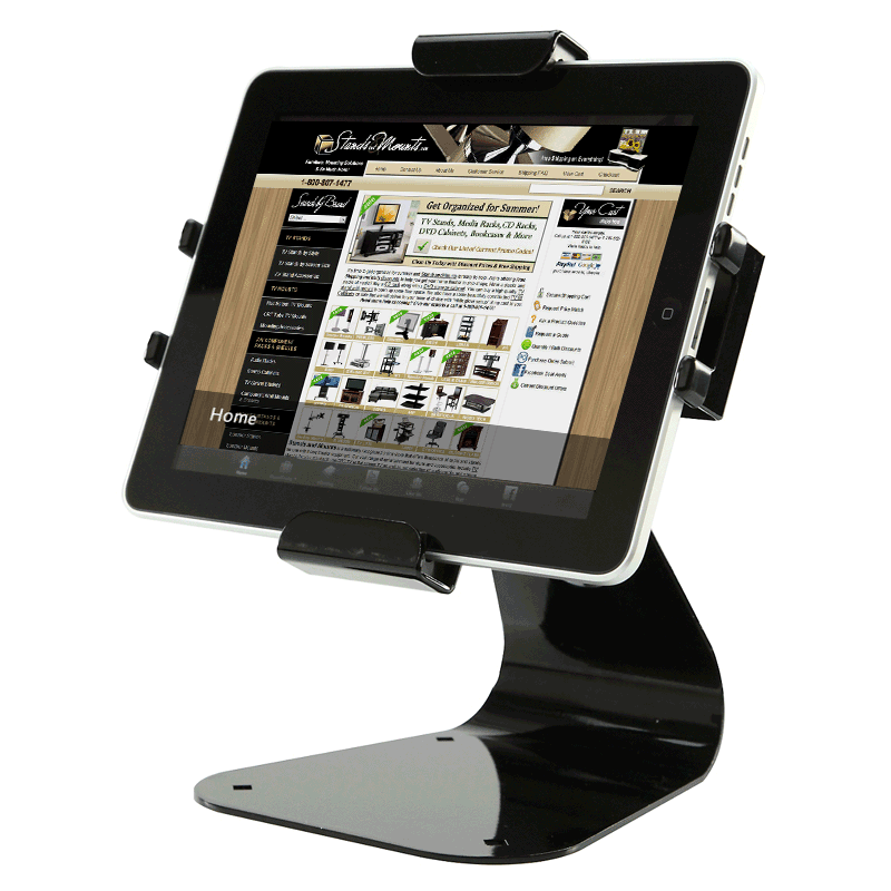 Peerless Theft Resistant Universal Tablet Desktop Mount (Black) PTM400S