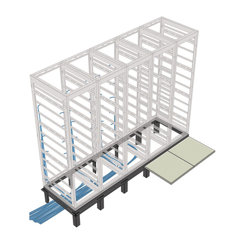 Middle Atlantic Riser Base (BGR Racks, 5 Bay, 38 D) RIB-5-BGR-38
