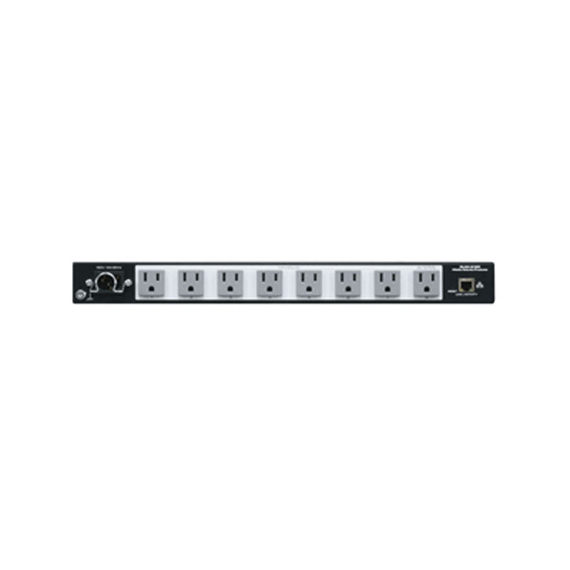 Middle Atlantic Rackmount PDU with RackLink RLNK-915R, rack-mount power distribution unit front view