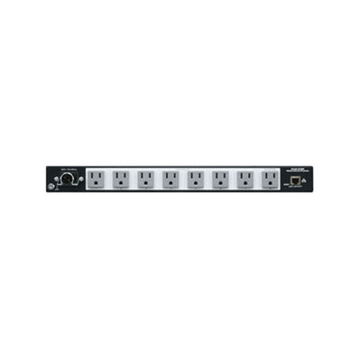 Middle Atlantic Rackmount PDU with RackLink RLNK-915R, rack-mount power distribution unit front view