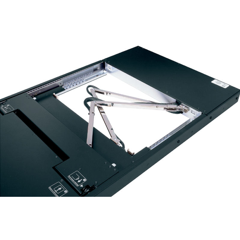 Middle Atlantic HD Rackmount Console RM-KB-LCD17KVMHD, rack-mount KVM console open view