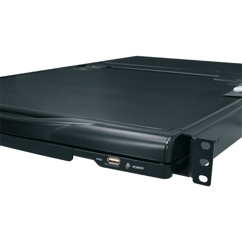 Middle Atlantic HD Rackmount Console RM-KB-LCD17KVMHD, rack-mount KVM console closed view
