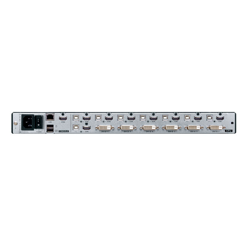 Middle Atlantic HD Rackmount Console RM-KB-LCD17KVMHD, rack-mount KVM front connection panel
