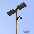 Crimson Pole Mount Adapter for RW12 Security Camera Mount (Black) RP12