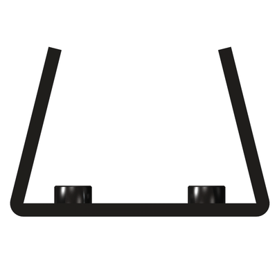 Crimson Pole Mount Adapter for RW12 Security Camera Mount RP12, black U-shaped equipment cradle