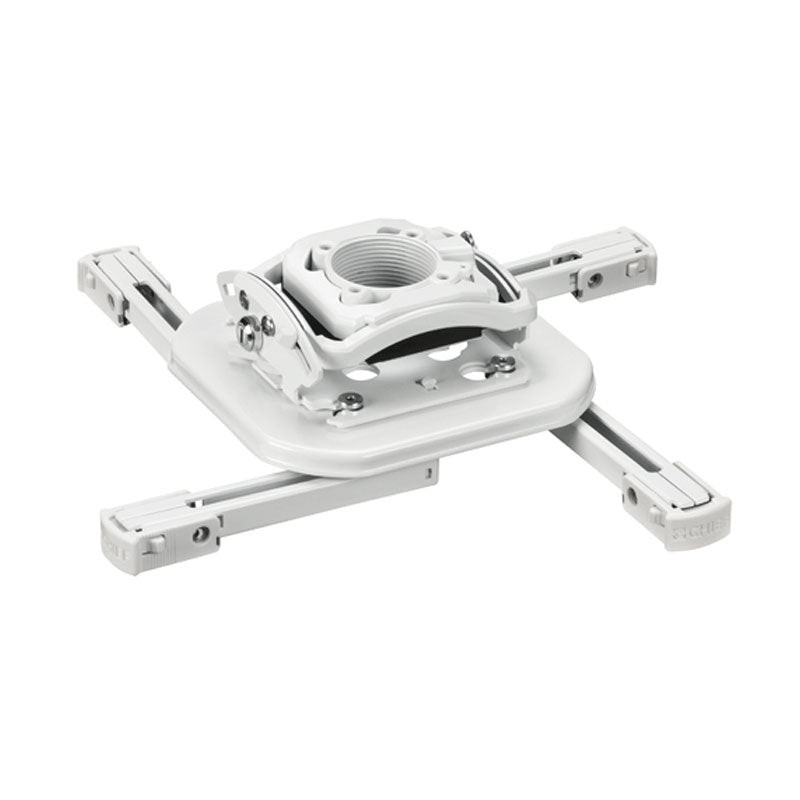 Chief RSMAUW CMS0305W CMS115W Bundle KITMD0305W, white projector mount front three-quarter view