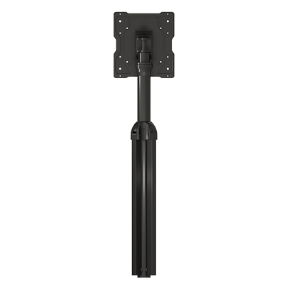 Crimson Large Collapsible Mobile TV Cart M46PC, mobile display stand mounting plate rear view