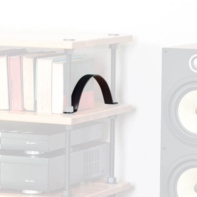 Salamander Designs Archetype Arched Bookends (Set of 4, Black) ARCH