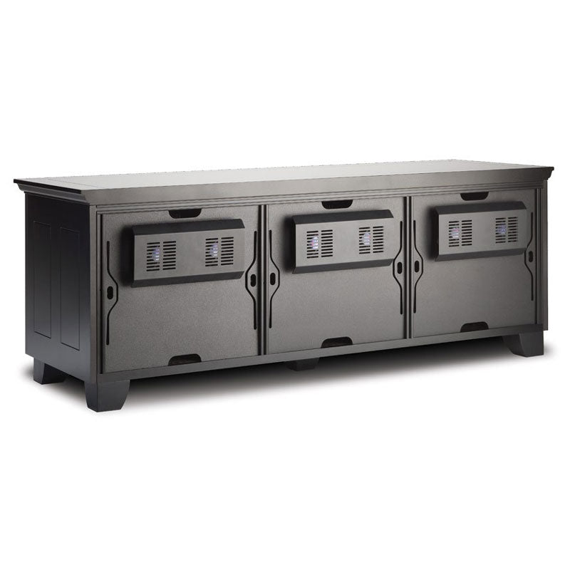 Salamander Designs Chameleon Rear Panel CA/AC30, media cabinet rear view