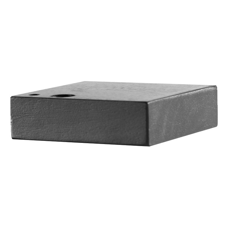 Salamander Designs Low Profile Wood Feet (Set of 6, Black) CA/BF2/6/B