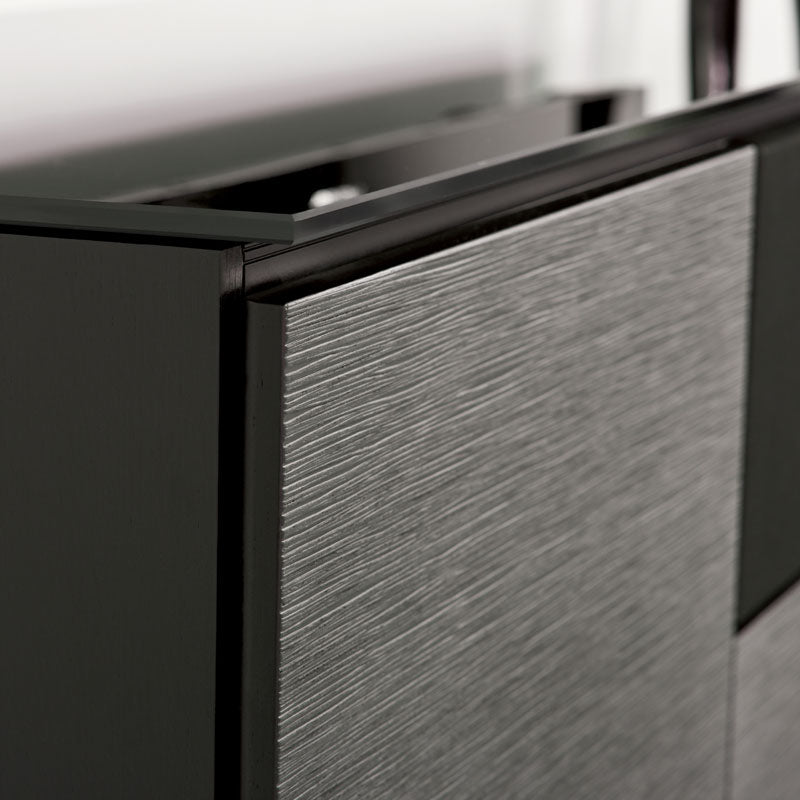 Salamander Designs Chicago 347 AV Cabinet C/CH347/BO, AV cabinet textured door detail