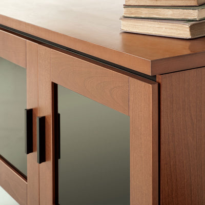 Salamander Designs Elba 347 AV Cabinet C/EL347/AC, AV cabinet wood frame corner detail