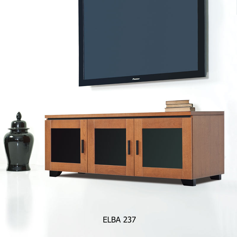 Salamander Designs Elba 347 AV Cabinet C/EL347/AC, AV cabinet installed living room view
