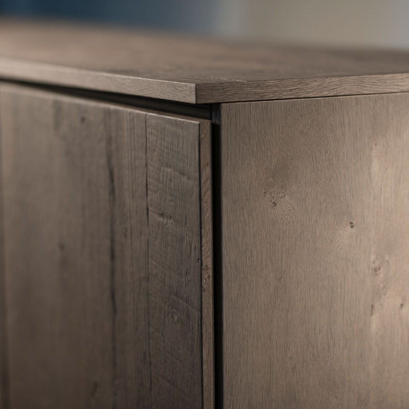 Salamander Designs Lancaster 347 AV Cabinet C/LA347/BBO, AV cabinet wood door corner detail