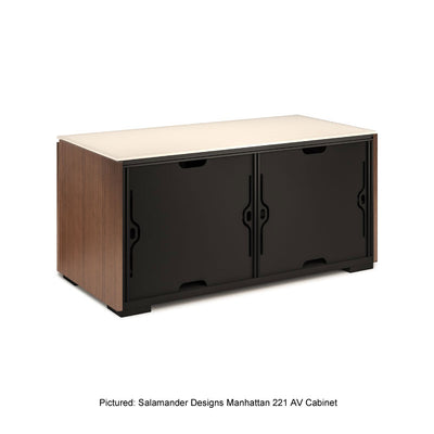 Salamander Designs Manhattan 347 AV Cabinet C/MH347/MW/TG, AV cabinet closed front view