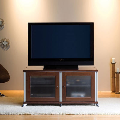 Salamander Designs Claw Feet SA/AF/10, media cabinet installed front view