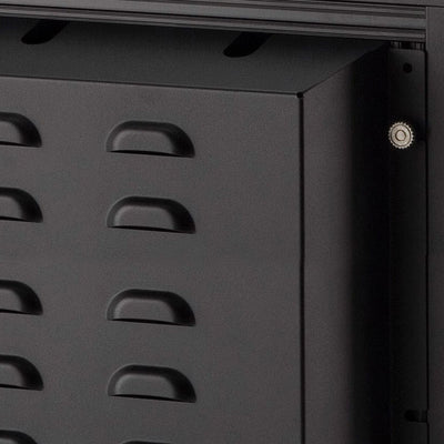 Salamander Designs Extended Rear Panel SA/XR40, AV cabinet vented door detail
