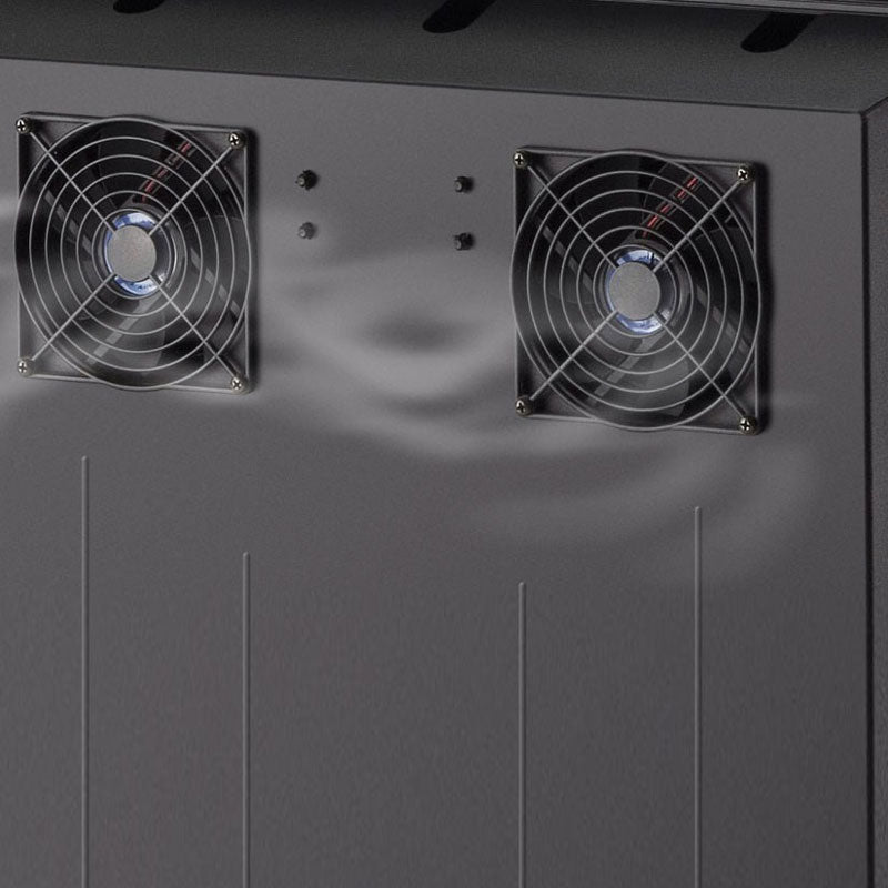 Salamander Designs Extended Rear Panel SA/XR40/AC, AV cabinet cooling fan detail