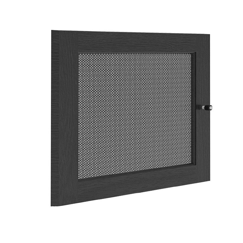 Salamander Designs Synergy 20 Door (Black Oak,  Perf Steel) SD20BO/P