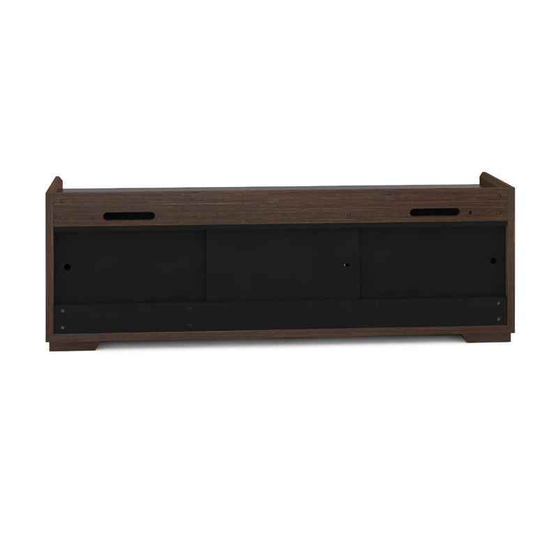 Salamander Designs AV Basics SDAV2 7224 TV Stand SDAV2/7224/W, dark media console rear view